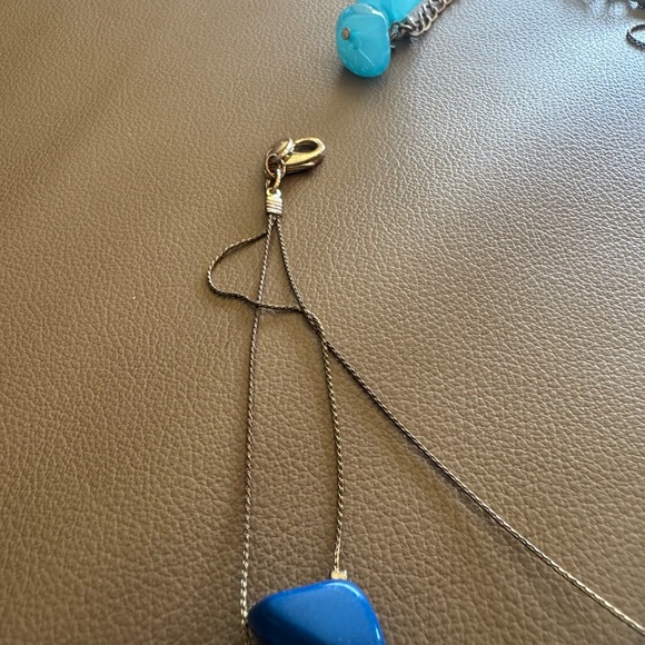 Elegant Blue Beaded Necklace - Picture 7 of 7